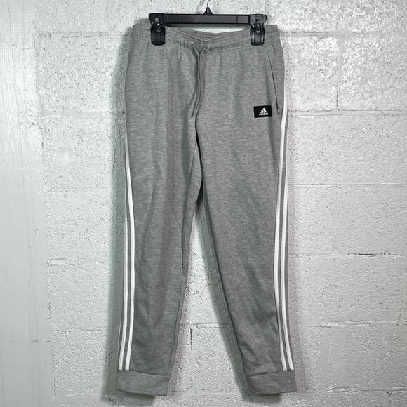 Adidas Women's Future Icons 3 Stripe Regular jogger pants Gray, Medium - Picture 1 of 10